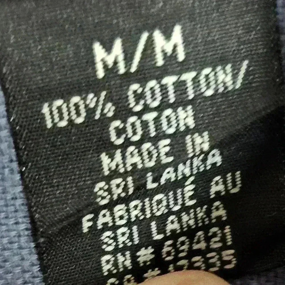 Greg Norman Collection Blue Pocket Button Short Sleeve Shirt Medium - Picture 2 of 7